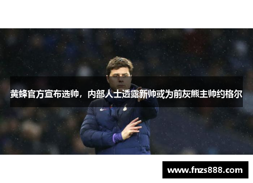 黄蜂官方宣布选帅，内部人士透露新帅或为前灰熊主帅约格尔